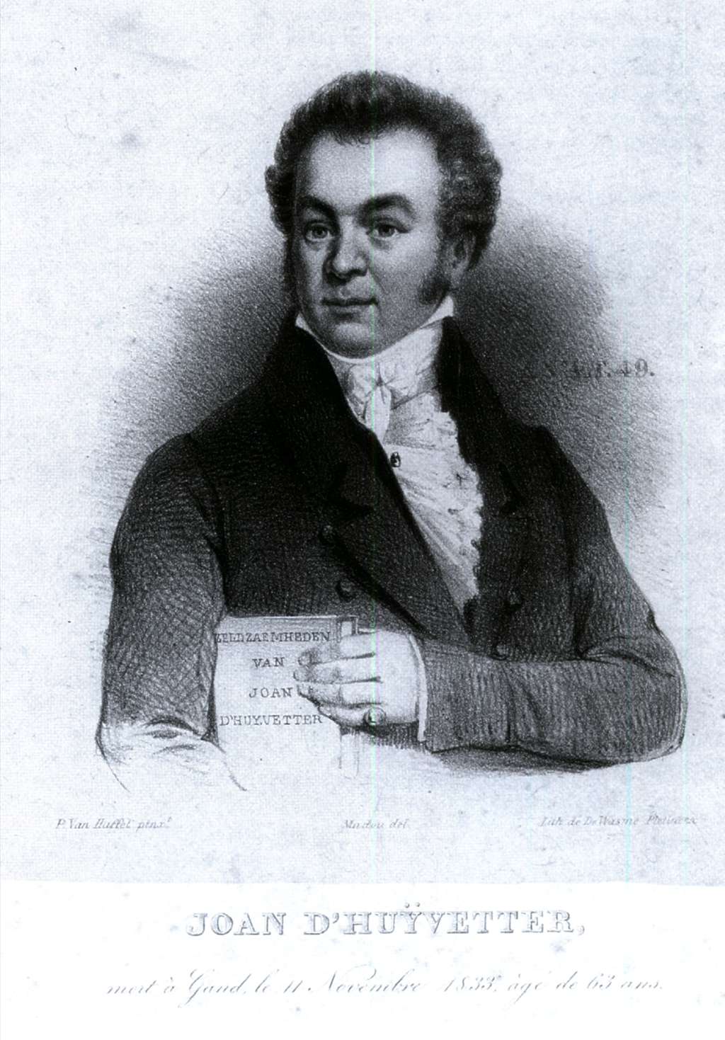 Portrait des Joan d’Huyvetter (1770-1833), Jurist und einer der ersten Sammler von Rheinischem Steinzeug aus Gent.
